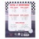 Notebook in a large cage 12 sheets, 5 types of mix, cover covering cardboard, cars