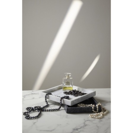 Bergenson Bjorn Marm tray, black marble, 28x20 cm, color black marble-2