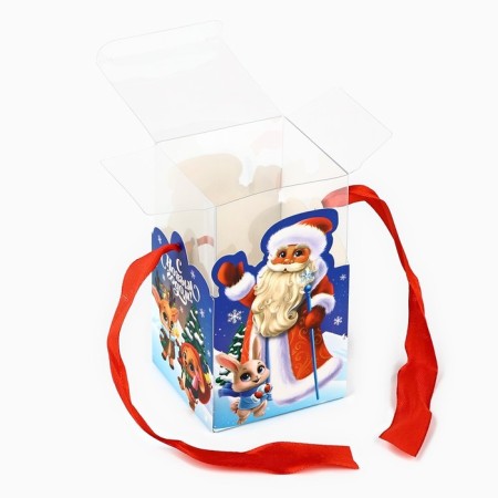 Box a gift New Year's folding "Children's", 7 x 12 x 7 cm, New Year-4