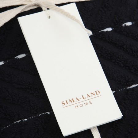 Terrier rug Sl Home: Lines "Dark Mare" 50x70 cm, 100% cotton, 750 g/m2-9