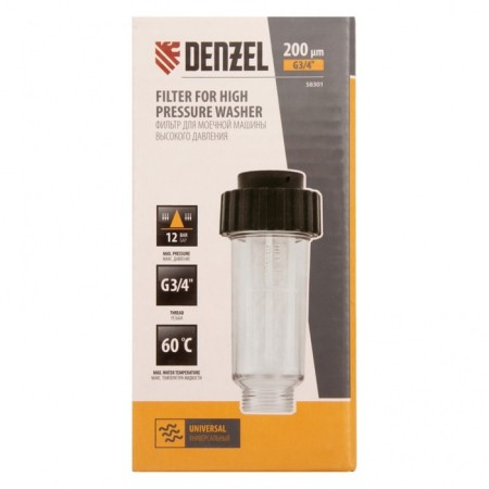 Denzel, G3/4, universal filter filter for high -pressure washing machines-3