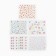 Nail stickers, multi -colored mix