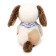 BABY BABY soft toy in vest and with a bow, 20 cm