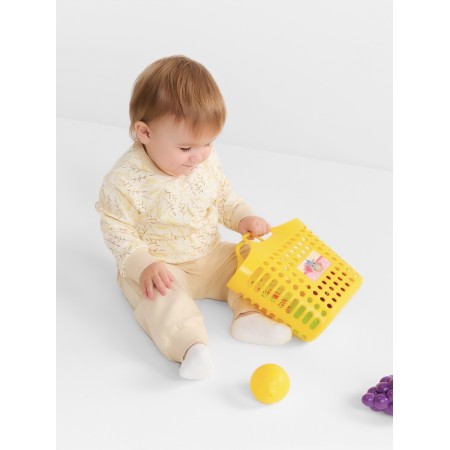 Set (sweatshirt and trousers) Children's minku "Nature", beige color, height 86-92 cm-7
