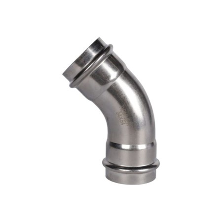 Two-Frame Rommer RSS-0005-000054, VPR-UPR, D = 54 mm, 45 °, press, stainless steel. steel-1