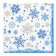 Paper Napkins "Snowflakes", 33x33 cm, set 20 pcs.