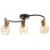 STAST CHAST 58702/3 3x60W E14 gold/black 53x17x13 cm