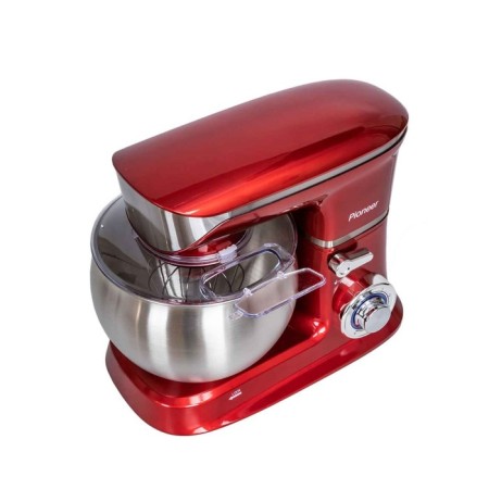 Mixer Pioneer MX327, planetary, 1200W, 6 speeds, 6 l, red color-2