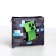 Wormy children's textile "Pixels", 11x9x0.5 cm