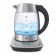 Electric kettle BQ KT1703G, glass, 1.7 l, 2200 watts, black-silver