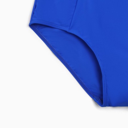 Women's swimsuit Minaku with zipper is blue, size 44-11