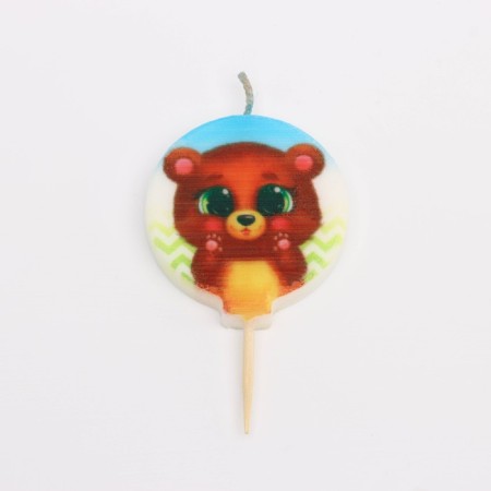 Set of candles in the Cake "Beast", 4 × 4.4cm, 4 pcs-2