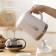Electric kettle Galaxy Line GL 0225, metal, 1.7 l, 2200 watts, white