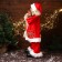 Santa Claus "Red fur coat, with glasses, with a flashlight" moves, with a backlight, 70 cm