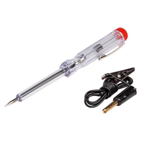 Car probe with a lamp and wire plastic/metal 6/12/24V 140mm-2