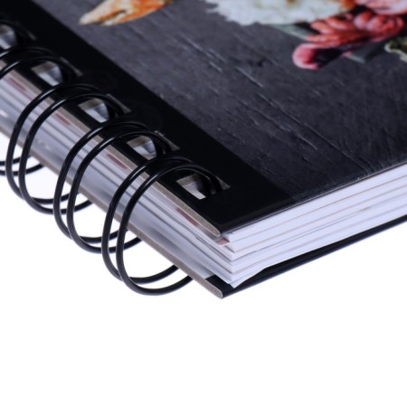 A book for recording culinary recipes A5, 80 sheets on the crest "Gourmet", solid cover, colored separators-2