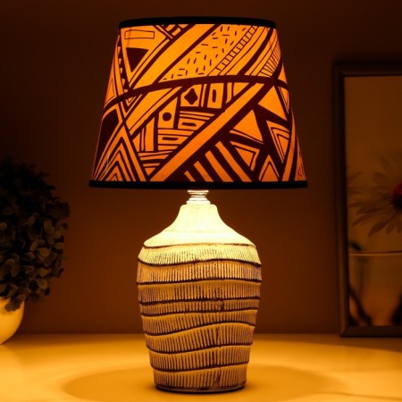 Gette table lamp E14 15W white-black 34x20x20cm Risalux-2