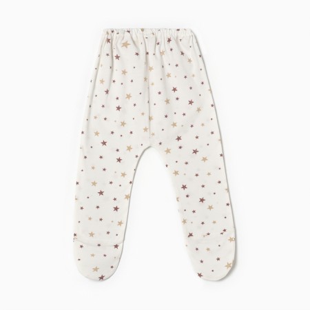 Children's sliders, white color/stars, height 62-3