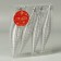 Jewelry decoration "Frost" (set 4 pcs) 3x14.5 cm, silver