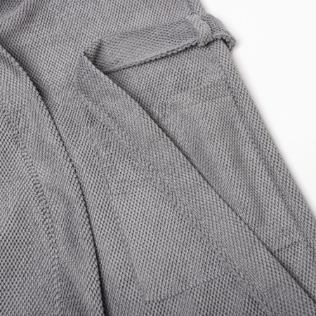 Women's bathrobe, col. Gray, rr 46-48, 100% polyester, 300 g/m2-9