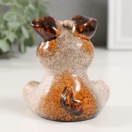 Souvenir Ceramics "Pyosik sits" 7.8x8.8x9.5 cm-2