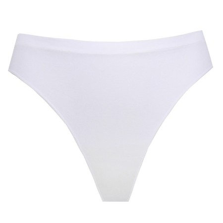 Panties female thongs are seamless, white color, size 42-46 (s-m)-5
