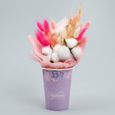 A glass for flowers 