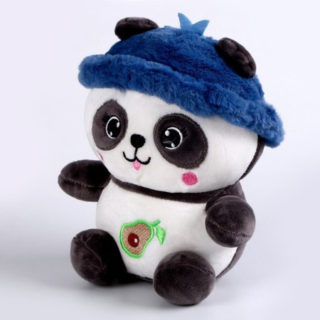 Soft toy with a plaid "Panda"-4