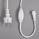 Girland "Curtain" 2 x 6 m, IP65, UMS, white rubber thread, 1440 LED, glow warm white, 220 V