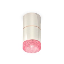 Lumber of the invoice with composite crystal Ambrella Light, XS7405082, MR16 GU5.3 LED 10 W, silver color, pink