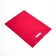 Polyethylene package with a cut handle, pink 30-40 cm, 70 μm