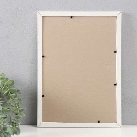 Photo frame MDF (100) 21x30 cm, white color-3