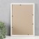 Photo frame MDF (100) 21x30 cm, white color