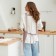 Apron Ethel "plain" cell 65 x70cm, 100% p/e
