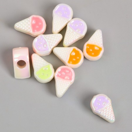Busina for creativity Plastic "Ice Cream Horn" MICS 0.7x1x1.5 cm-2