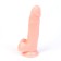 Falloimitator Oka-Khpoki, realist, 20 x 4 cm, on suction cup, with a scrotum, bodily