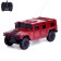 Radio -controlled jeep "Hamer", light, works from batteries, 1:18, burgundy color