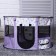 An animals aviary, a tent with a pattern, round, 70 x 40 cm, purple