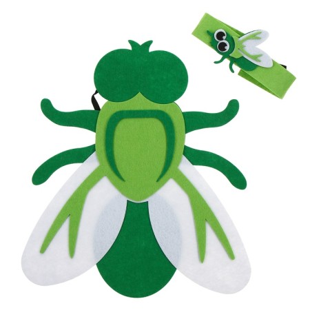 Carnival set "Funn insects": a bandage and a fly from felt, 3-7 years old-9