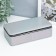 Casket to the leatherette for jewelry "Small spots. Gray holography" 6x9.8x18.5 cm