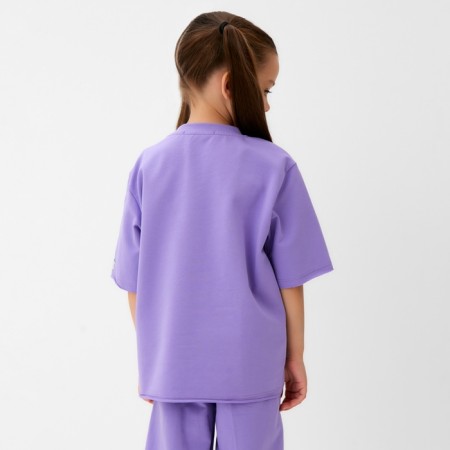 Children's T -shirt KAFTAN, p. 34 (122 - 128 cm), lilac-4