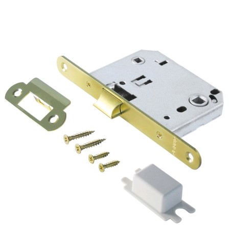 Latch "Allur Art" L7050R PB, without pens with a latch, oval bar18 mm, color gold