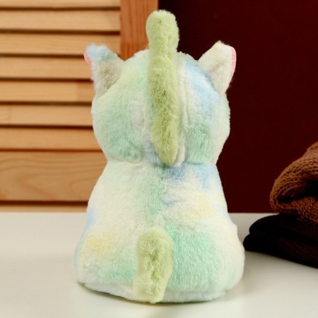 Soft toy "Unicorn" 23 cm, green color-3