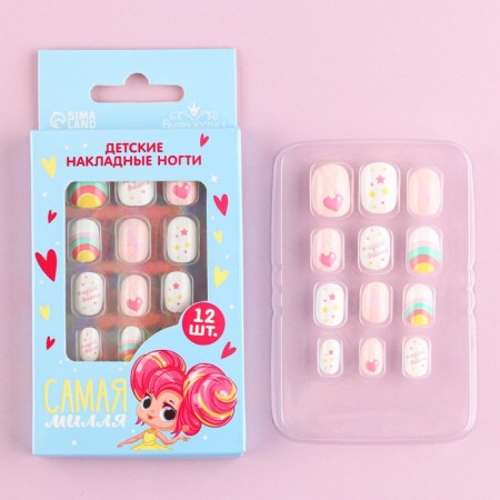 Children's false nails "The Young", 12 pcs-1