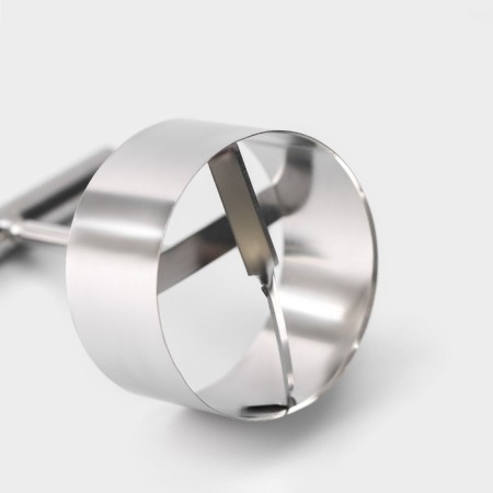 Knife for removing the core Steel, d = 5 cm, chrome color-1