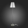 Floor lamp EVOLUCE. Sle105905-01. Bellino. 1x40 W, E27, 35x35x148.5 cm, Nickel color