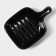 Ceramic sauce with the handle of the frying pan, 50 ml, 10.5 × 7.2 cm, black color is black