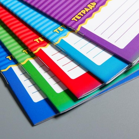 Notebook in a ruler of 12 sheets, 5 types of mix, cover coated cardboard, Masha and the bear-6