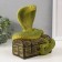 New Year's piggy bank "Cobra on the chest" 20 x17 x 12 cm.
