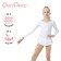 A swimsuit for gymnastics and dancing Grace Dance, p. 28, white color